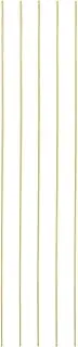 uxcell 5 Pcs Brass Round Rod, 1mm x 10" Lathe Bar Stock H62 Brass Round Stock for DIY Craft Making Hardware Novelty Model Car Plane Boat Ship, Copper