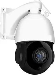 4K 8MP 30X Zoom PTZ IP Camera Outdoor Human/Car Detect Auto Tracking Speed Dome Camera 60M WiFi PoE CCTV Surveillance Cameras(U/K,8MP WiFi PoE)
