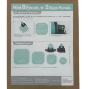 We R Memory Keepers Paper Punch Print Makers Set of 4 Mini 8 Punch Scrapbooking