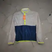 Wonder Nation Boys Pullover Fleece Blue And Gray XL 14-16