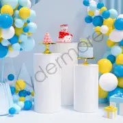 3/5x Wedding Cylinder Round Plinth Stand Wedding Flower Cake Display Plinths AU