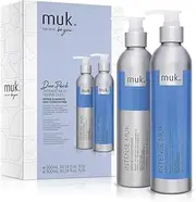 MUK. Intense muk Repair Shampoo and Repair Conditioner Duo Pack - Protein Rich Hair Care Set for Dry, Damaged Hair. Strengthens, Stops Breakage & Enhances Shine, 300ml Each