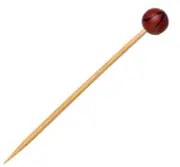 Case of 1000 Basketball Themed Bamboo Cocktail Pick Skewers, Appetizer/Drinks