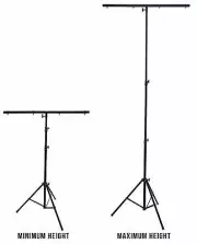 MR DJ LS-100 9 FT Pro DJ Lighting Tripod & T-Bar Portable Light Stand