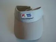 DRINKING BEER VISOR GOLF BEACH STRAPBACK DEADSTOCK HAT CAP VINTAGE C3