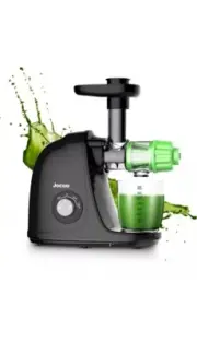 Jocuu Slow Masticating Juicer with 2-Speed Modes Cold Press Juicer Machine Black