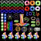 302Pcs LED Light Up Party Favors,Glow Party Supplies with 100Pcs Glow Stick, ...