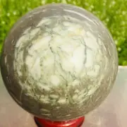1347g Natural Zebra Jasper Crystal Sphere Energy Stone Ball Specimen Healing
