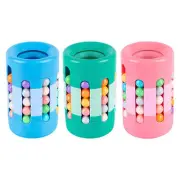 Magic Bean Puzzle Toy Colorful Magic Beans Rotating Pencil Holder Cube Toy