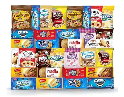 Cookies Variety Pack - Individually Wrapped Assortment, Sampler Bulk Care...