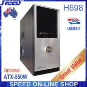 SPEED H698 USB3.0 PC Tower Case for Office or Gaming - (No PSU!!!)