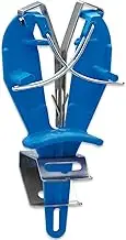 Made in Germany Knife Sharpener, Sharp Easy, with Holder, honing Steel, Double Function, Blue, 25 x 15 x 5 cm, 250 g, 1 Year Spare Part Availability