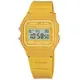 CASIO 卡西歐 / 方形繽紛 計時碼錶 鬧鈴 電子數位 橡膠手錶 黃色 / F-91WC-9A / 33mm