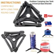 NEW Camping Equipment Collapsible Tripod Universal Non Slip Base Gas Tank Holder