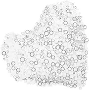 HAKIDZEL 700pcs Realistic Simulated Dewdrop Decors Aesthetic Phone Case Embellishments for DIY Accessories