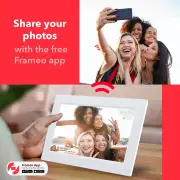FireFly Frameo 10.1" Wi-Fi Digital Photo Frame - White