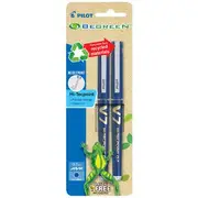 Pilot BegreeN Hi-Tecpoint Rollerball Pen 0.7mm Blue 2 Pack