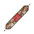 Table Cloth Tear Resistant Stylish Holiday Christmas Table Runner Fabric