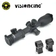 Visionking 2-16x50 Rifle Scope Tactical Hunting 30mm Tube Picatinny Rings Mount