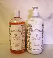 Crabtree & Evelyn Ginger Spice & Everything Nice Bath & Shower Gel & Body Lotion