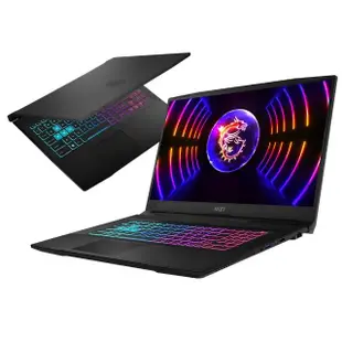 【MSI 微星】17.3吋i7獨顯RTX電競筆電(Katana 17/i7-12650H/8G/512G/RTX4050/W11/058TW)