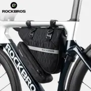 ROCKBROS Bicycle Bag Set 2-in-1 Removable Triangle Bag Handlebar Bag Frame Bag
