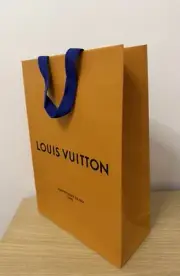 Louis Vuitton Shopping Tote Bag Authentic Paper Gift Bag 14 X 4.25” X 9.75”