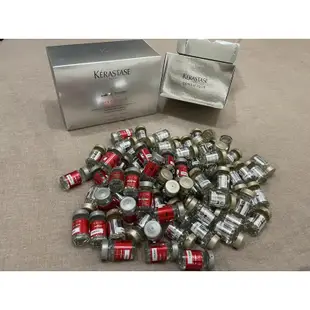 ［轉售］巴黎 卡詩 KÉRASTASE KERASTASE 白金 紅色 精粹 6ml 頭皮 安瓶