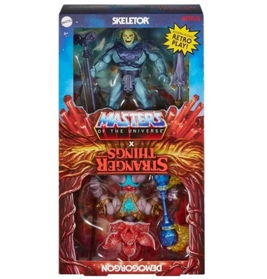 Skeletor & Demogorgon Action Figures Stranger Things Masters Of Universe NEW BOX