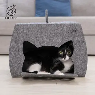 【LIFEAPP 徠芙寶】貓蛋糕盒(質感滿點溫馨居家造型貓屋)