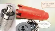 2" Diamond Core Bit Zero Tolerance Grinding Drum 5" stone concrete grinder cup