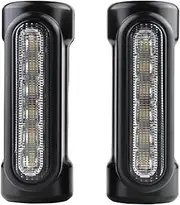 Motorcycle Indicators Turning For Crash Bars For Harley For Touring Motorcycle Highway Bar Switchback Driving Light White Turn Amber Running