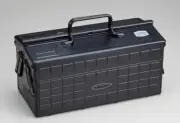 TOYO STEEL ST-350 Tool Box black Two Stage Storage Case Steel Japan