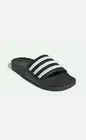 adidas Adilette Aqua Slides for Unisex Adults, Size 9US - Core Black/Cloud White