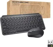 Logitech MX Keys Mini Combo ~ Keyboard + MX Anywhere 3 Wireless Laser Mouse
