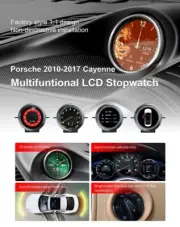 2010-2017 Porsche factory 1:1 design multifunction LCD Clock