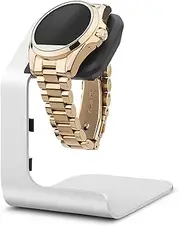 [Tranesca] Tranesca Aluminum Watch Stand for Multiple Brand smartwatches - Stand only (Compatible with Michael Kors, Armani, Diesel, Fossil and More, Must Have smartwatch Accessories)