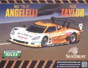 2012 Suntrust Racing Chevy Corvette Daytona Prototype Grand Am postcard