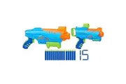 Nerf Elite Jr Ultimate Starter Set 2 Easy Play Toy Foam Blasters 15 Darts Play