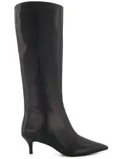 [Dune London] Smooth Knee High Boot in Black