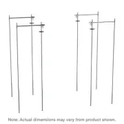 Metro TTE21C Top-Track Stationary End Unit Kit for 21" Wide Super Erecta Wire S