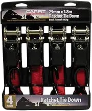 Carfit Ratchet Tie Down Strap 4 Piece Set