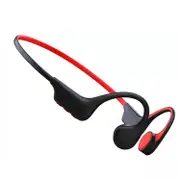 Bone conduction head-mounted stereo headset hook type bluetooth headset sports waterproof real bone conduction air wireless headset