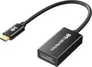 Cable Matters USB C to DisplayPort Adapter (USB C to Displayport 1.4) with 8K@60hz, 4K@144hz, HDR Support - Thunderbolt 4&3/USB4 Port Compatible with Oculus Rift S, MacBook Pro, Dell XPS, Surface Pro