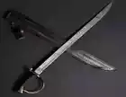 JACK SPARROW SWORD Pirates of the Caribbean Cutlass Saber Prop Replica