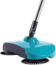 Mop Cleaning Stainless Steel Sweeper Push Type Hand Push Magic Broom Dust Handle Household Cleaning Package Hand Push Sweeping