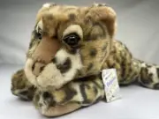 Leopard Cheetah Spotted Big Cat Plush Vtg Aurora Flopsie NOS Stuffed Animal NEW