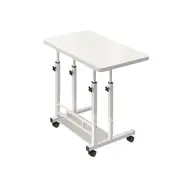 Foret Mobile Laptop Bed Bedside Study Desk Shelf Stand Portable Table Shelf White