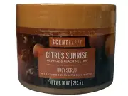 Scent Happy Body Scrub Citrus Sunrise-Orange & Peach Nectar 10oz