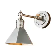[Florabelle Living] Mayfair Wall Light with Metal Shade Antique Silver